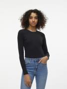 NU 20% KORTING: Vero Moda Shirt met lange mouwen VMCHLOE LS SHORT TOP ...