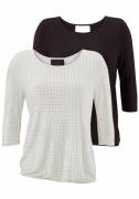 NU 20% KORTING: Lascana Shirt met 3/4-mouwen Met modieuze cut out van ...