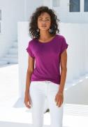 NU 20% KORTING: Vivance Shirt met korte mouwen Met elastiek in de band...