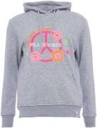 NU 20% KORTING: Zwillingsherz Hoodie Roswita met florale peace-borduur...