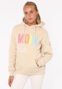 NU 20% KORTING: Zwillingsherz Sweatshirt met geborduurd "moin"-schrift...