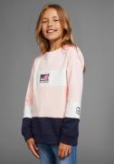 DELMAO Sweatshirt Colorblocking sweatshirt