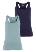 NU 20% KORTING: FAYN SPORTS Tanktop Essential Racerback (2-delig, Set ...