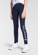 DELMAO Legging Voor meisjes met logoprint opzij