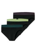 Schiesser Rio-slip "95/5" met sportieve logo-webband (3 stuks)