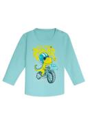 NU 20% KORTING: Trigema Sweatshirt TRIGEMA Langarmshirt met grote dino...