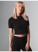 NU 20% KORTING: Trigema T-shirt TRIGEMA modieuze crop-top (1-delig)