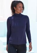 NU 20% KORTING: Lascana Shirt met staande kraag Van zachte viscose-str...