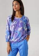 NU 20% KORTING: Aniston SELECTED Blouse zonder sluiting met fantasieri...