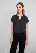 NU 20% KORTING: STREET ONE Blouse met korte mouwen Blouses T-shirt van...