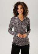 NU 20% KORTING: Aniston CASUAL Overhemdblouse met kleurharmonieuze ret...