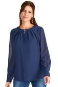 NU 20% KORTING: HERMANN LANGE Collection Blouse met lange mouwen met t...