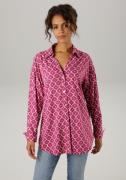 NU 20% KORTING: Aniston CASUAL Overhemdblouse met interessant, grafisc...