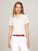 NU 20% KORTING: Tommy Hilfiger Poloshirt 1985 SLIM PIQUE STRIPE POLO S...