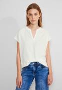 NU 20% KORTING: STREET ONE Blouse met korte mouwen Blouses T-shirt van...