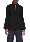 NU 20% KORTING: s.Oliver BLACK LABEL Blouse met lange mouwen met pliss...