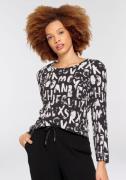 NU 20% KORTING: Boysen's Blouse zonder sluiting met opvallende letter ...