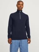 NU 20% KORTING: Jack & Jones Schipperstrui JJPANNEL KNIT HALF ZIP AW24