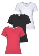 Eastwind T-shirt Korte mouw, figuuraccentuerend, van katoen, in 3-pack...