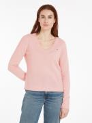 NU 20% KORTING: Tommy Hilfiger Gebreide trui SOFT WOOL V-NK SWEATER me...