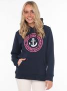 NU 20% KORTING: Zwillingsherz Hoodie met neonkleurige borduursels en p...