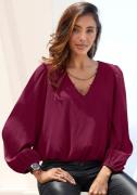 NU 20% KORTING: Lascana Blouse zonder sluiting met kettingdetails, ele...