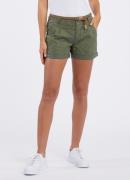 NU 20% KORTING: Ragwear Chino-short HEEVEN GOTS Regular fit met omslag...