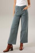 NU 20% KORTING: Aniston CASUAL Cordbroek in trendy high-waist-vorm