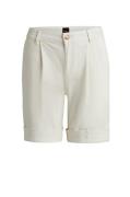 NU 20% KORTING: Boss Orange Chino-short C_Taggie1-D met boss-opdruk