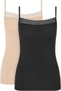 NU 20% KORTING: Triumph Bustier Feel of Modal Spaghetti Top 2P