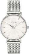 Joop! Kwartshorloge Horloge, dameshorloge, analoog, stalen armband