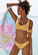 Venice Beach Bikinibroekje Lucky van geribbelde structuurstof