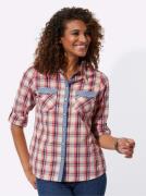 Casual Looks Geruite blouse