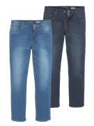 Arizona Stretch jeans Willis straight-fit, lange pijpen, met studs, la...