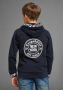 KangaROOS Hoodie Rugprint en logo-opdrukken op de boorden