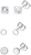 Firetti Oorstekerset Multipack sieraden cadeau zilver 925 oorbellen (s...