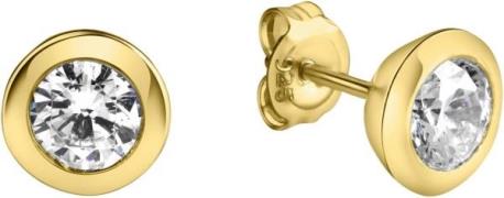 Firetti Paar oorstekers Sieraad Geschenk, Oorbellen Solitair, zilver 9...