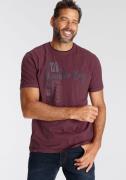 Man's World T-shirt Korte mouwen, casual print, van katoen