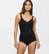 Triumph Badpak Summer Twist V-hals, voorkant met gevlochten riem, sier...