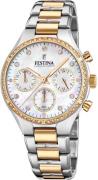 Festina Chronograaf Boyfriend Collection Horloge, quartzhorloge, dames...