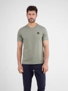 Lerros T-shirt met geborduurd logo