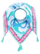 Zwillingsherz Modieus sjaaltje Ocean met kwastjes