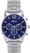 s.Oliver Chronograaf Horloge, quartz, herenhorloge, stopwatchfunctie, ...