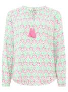 Zwillingsherz Blouse zonder sluiting Grafische print met grafisch patr...