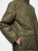 pieces Gewatteerde jas PCMAILEY LONG QUILTED JACKET NOOS BC