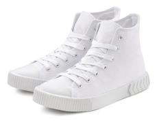 Lascana Laarsjes van textiel om te veters, high sneakers, veterschoene...