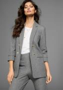 Laura Scott Lange blazer met goudkleurige knopen