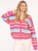 Zwillingsherz Vest Met effen boorden