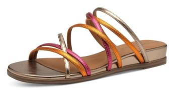 Tamaris Slippers , sleehak, zomerschoen, instapschoen in vegan uitvoer...