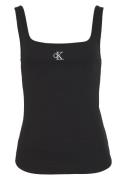 Calvin Klein Tanktop CK RIB TANK TOP met hoekige hals